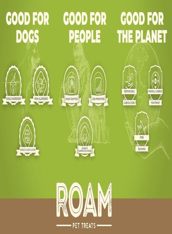 روم مكافآت ROAM للحيوانات الأليفة Roo in Two - مضغ ذيل الكنغر المنقسم من أوت باك، مكون واحد، طبيعي بالكامل، خالٍ من الحبوب والغلوتين - Image 5